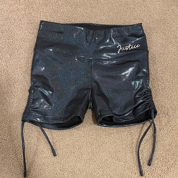 Justice Other - Girls Justice Black Sparkle Shorts